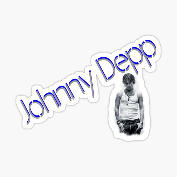 Johnny Depp Stickers Redbubble