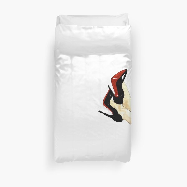 Red Bottoms Duvet Cover