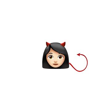 Artwork thumbnail, SHE DEVIL STICKER by Girl Boss Inc.