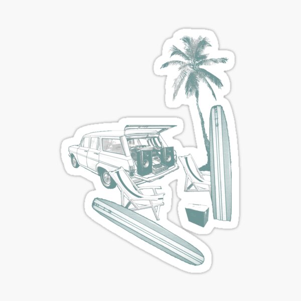 Beach Retreat Sticker