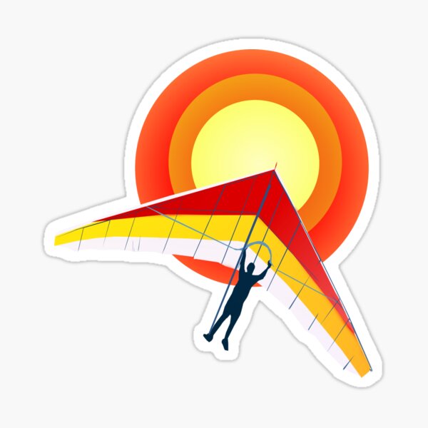 Hang Glider Sticker