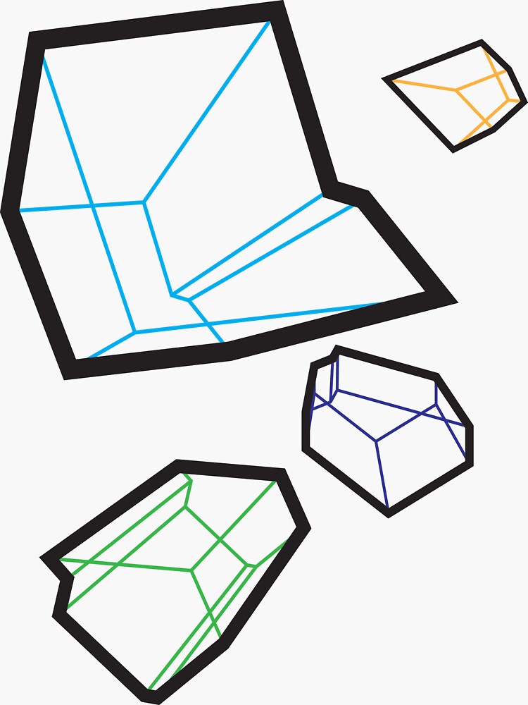 "Color Prisms" Sticker for Sale by iddude313 Redbubble