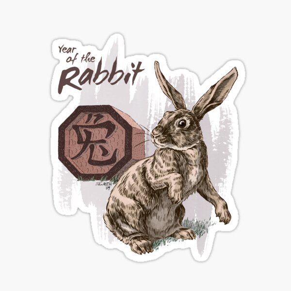 Chinese Zodiac - Year of the Rabbit Sticker