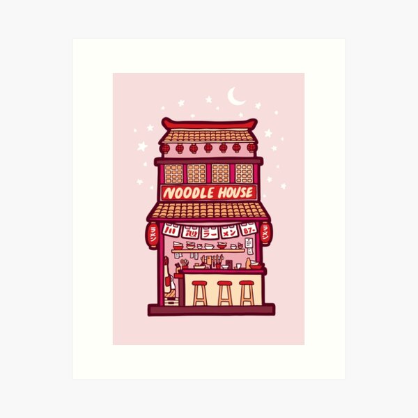 Noodle House Art Print