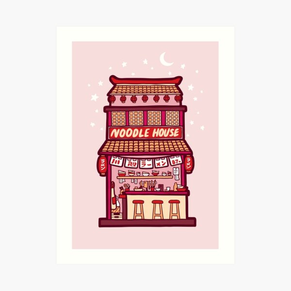 Noodle House Art Print