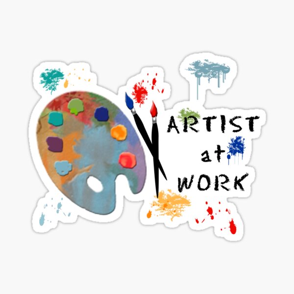 Artist Artists Job Art Artistic' Sticker