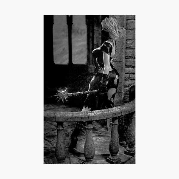 The Last Stand B&W Photographic Print