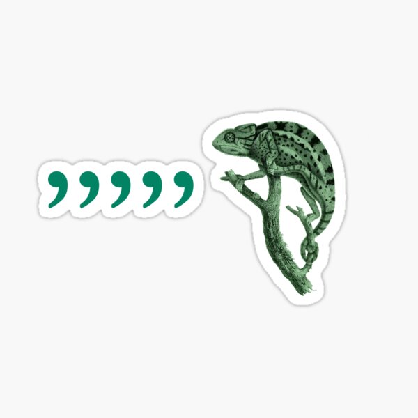 Item preview, Comma chameleon designed and sold by digerati.