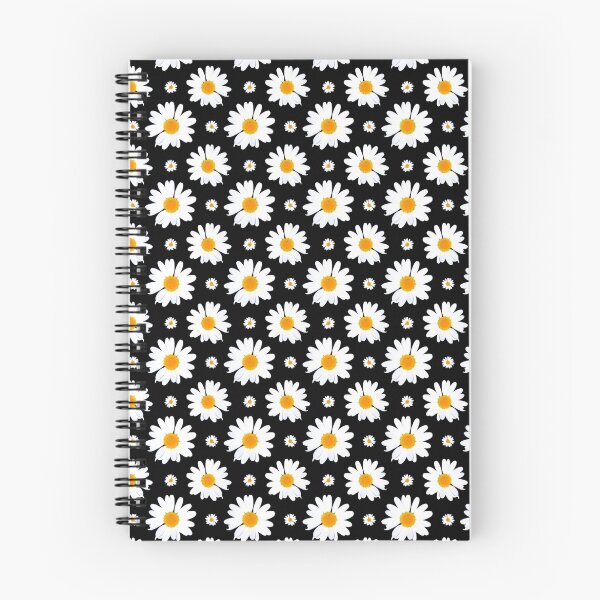 Item preview, Daisies Pattern (black background) designed and sold by sirwatson.