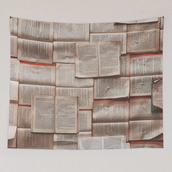 Item preview, Open Books Library Bookworm Reading designed and sold by livianasgifts.