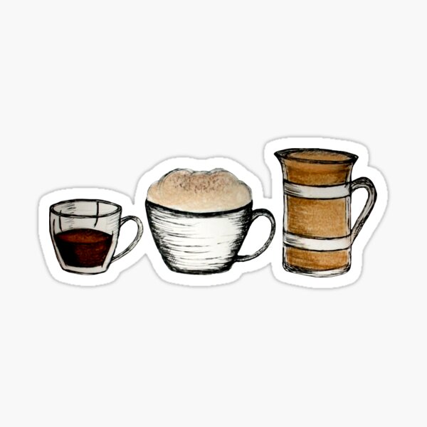 Breakfast, lunch & dinner Tee Sticker