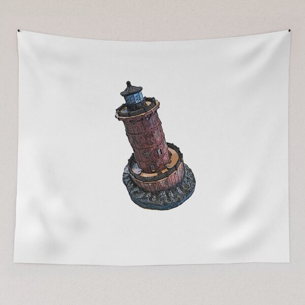 Item preview, Old Leaning Lighthouse Chesapeake Bay designed and sold by baybranded.
