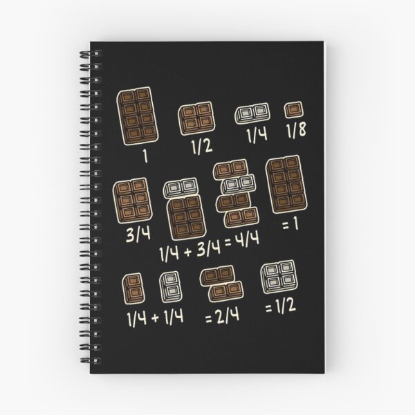 Item preview, Chocolate Quick Math Fractions Teacher School designed and sold by maryabellen.