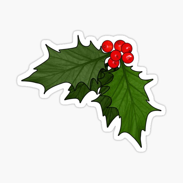 Holly Stickers for Sale