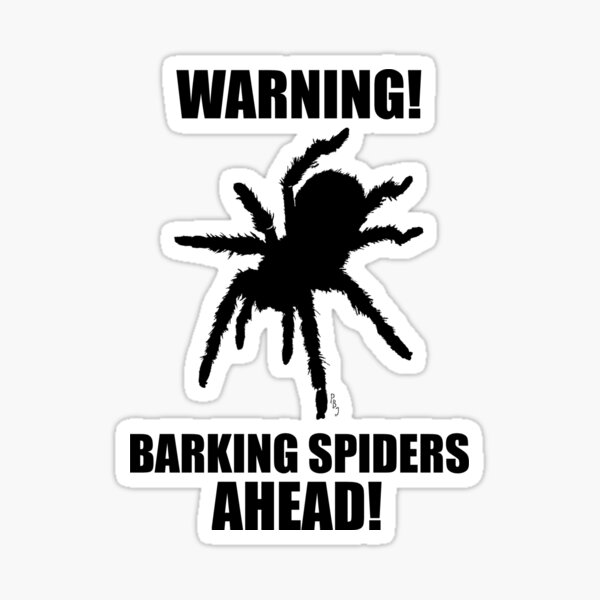 Portrait Sticker Details about   Premium Barking Spider Halloween Design For Dog Sticker 