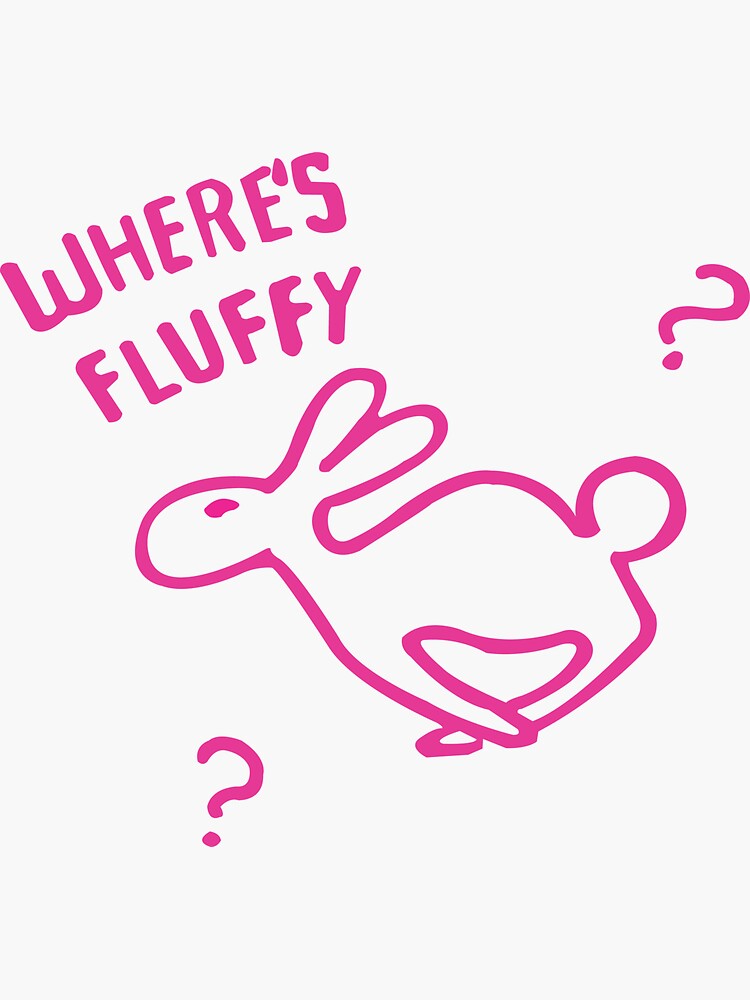 Wheres Fluffy Stickers for Sale | Redbubble