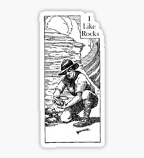 I Like Rocks Sticker