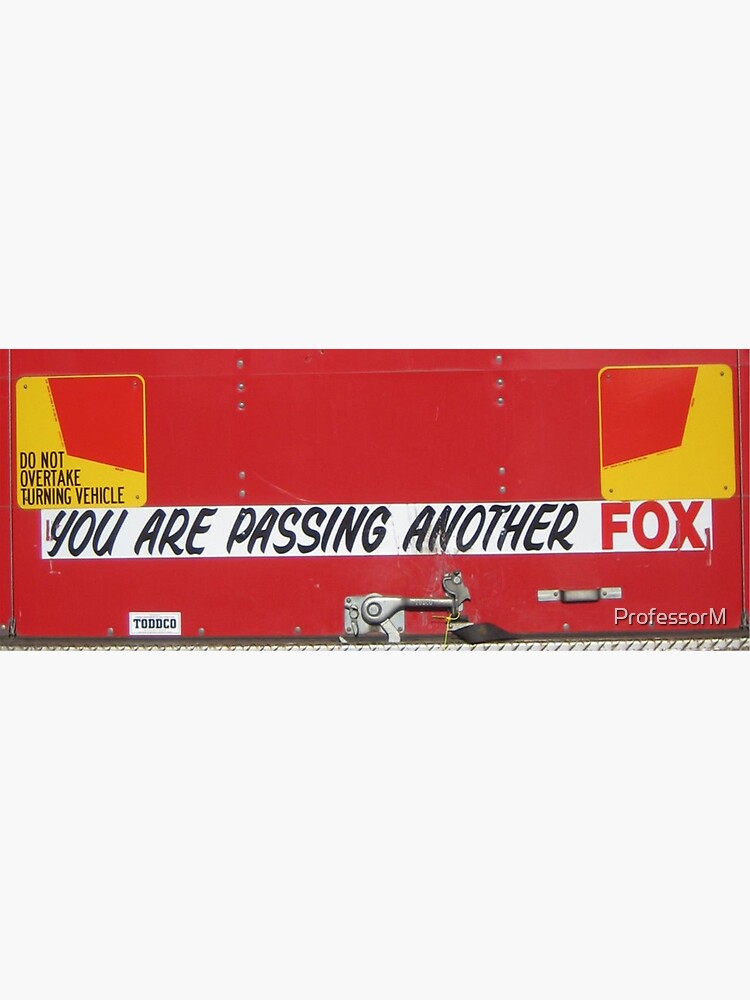 You are Passing another Fox | Sticker