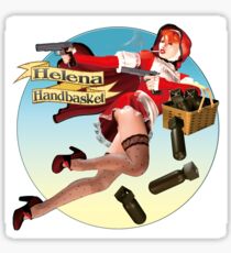 Helena Handbasket - Red Hot Riding Hood Sticker