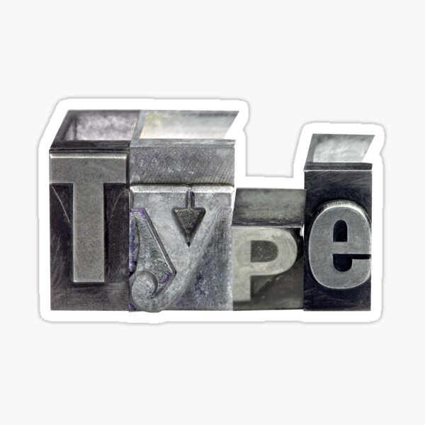Type Sticker