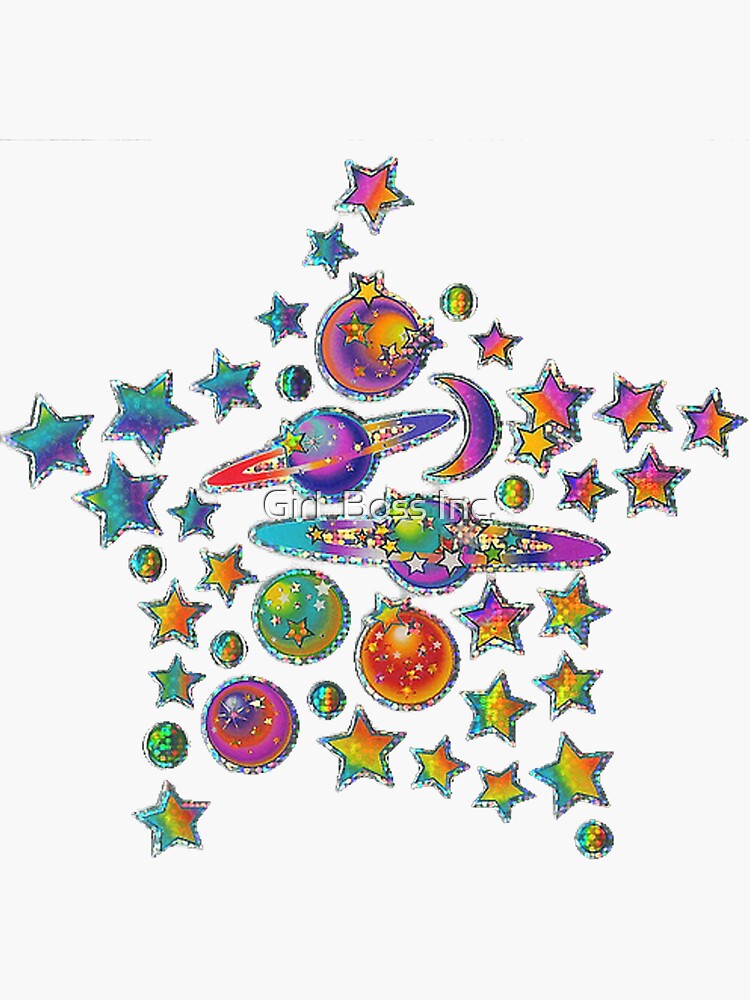 Thumbnail 3 of 3, Sticker, Y2k Glitter Sticker Design designed and sold by emilyh6139.