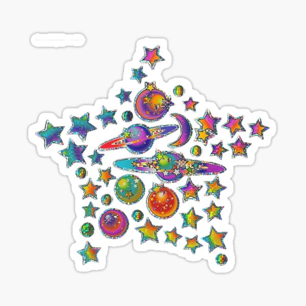 Y2k Glitter Sticker Design Sticker