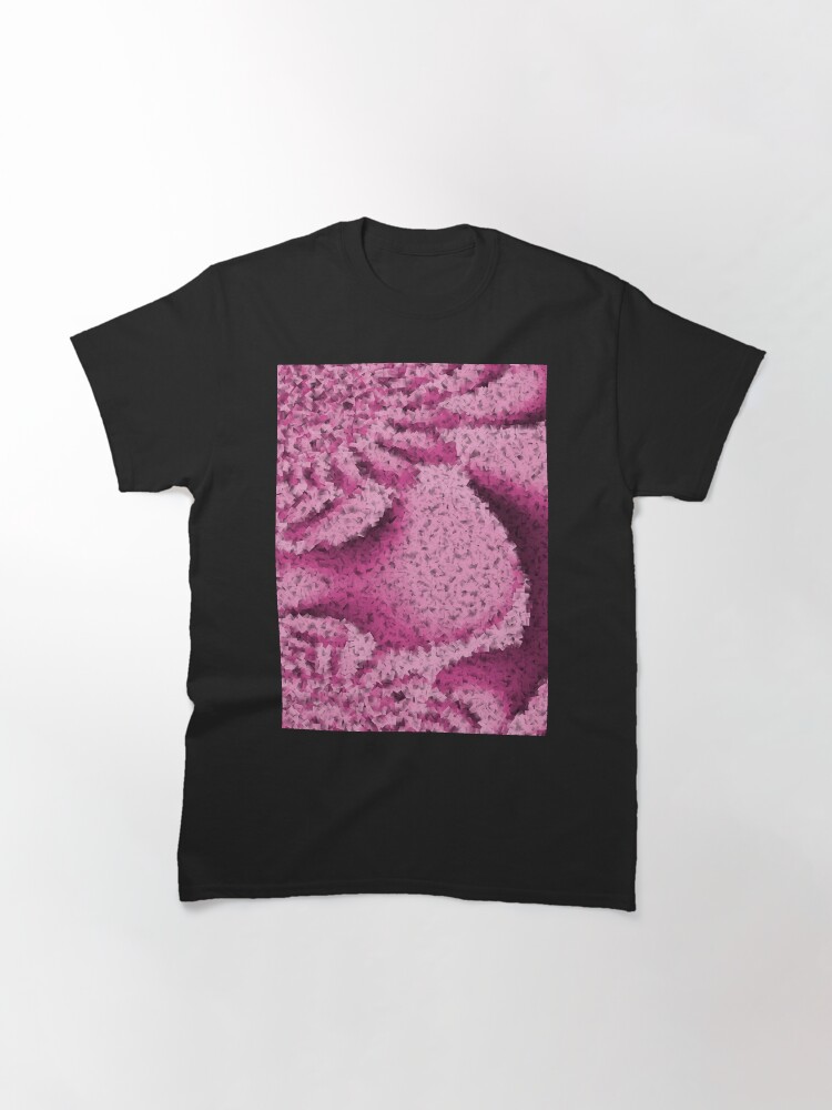 Alternate view of Pink Confetti - Psychedelic Digital Art Classic T-Shirt