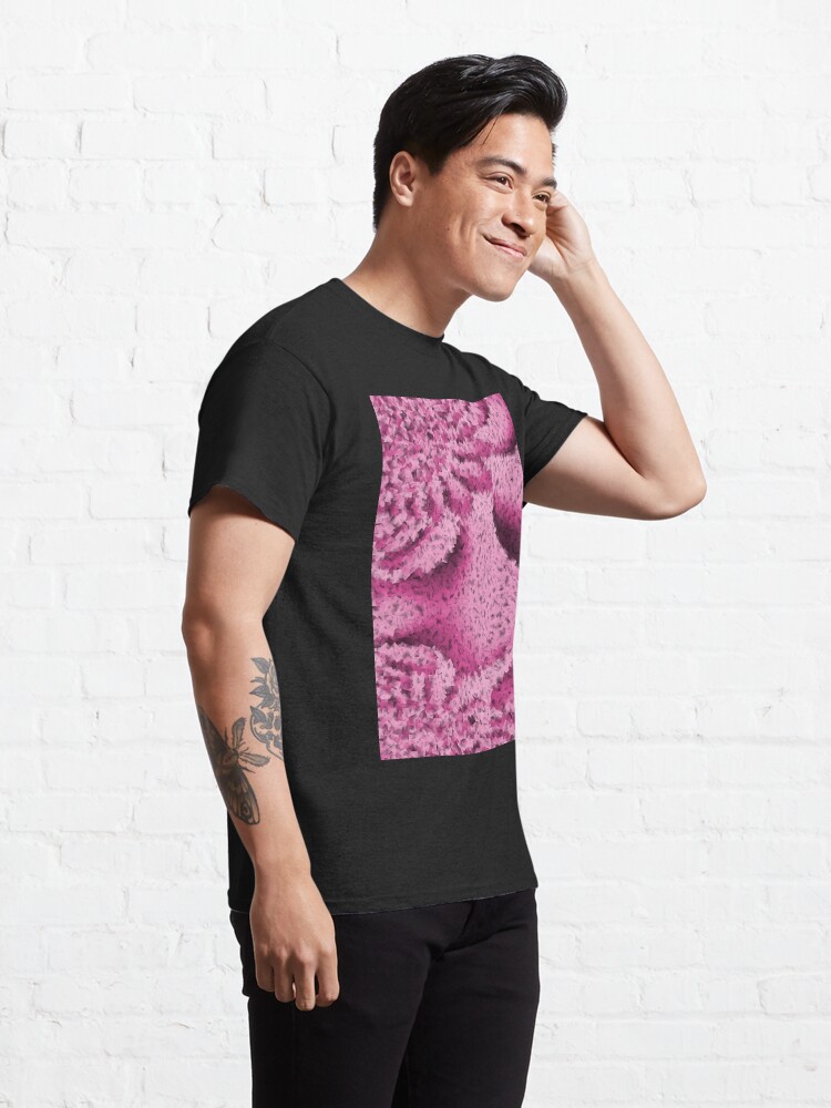 Alternate view of Pink Confetti - Psychedelic Digital Art Classic T-Shirt