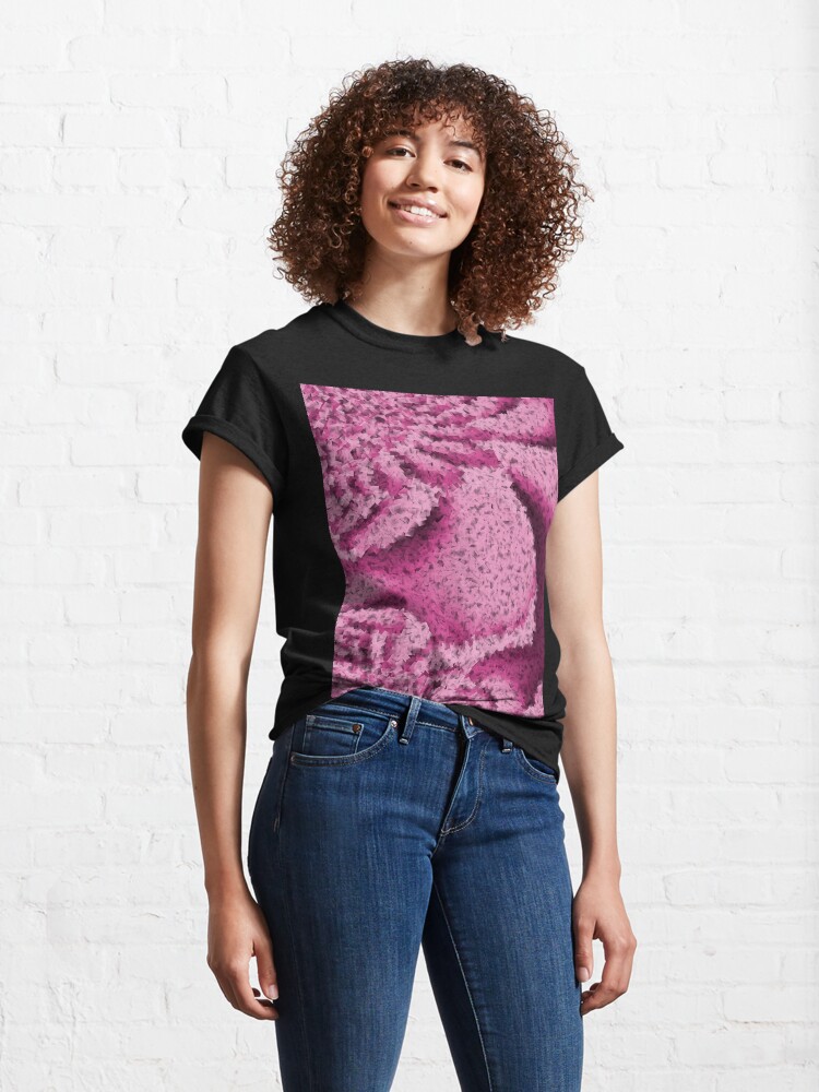 Alternate view of Pink Confetti - Psychedelic Digital Art Classic T-Shirt