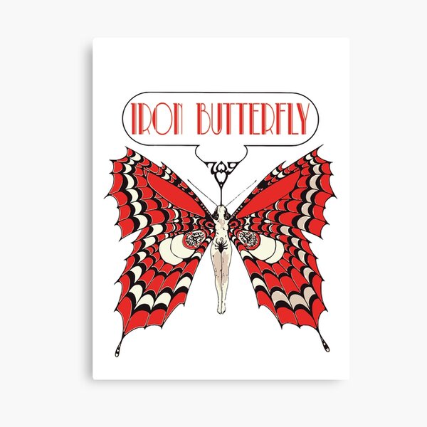 Iron Butterfly Wall Art Redbubble