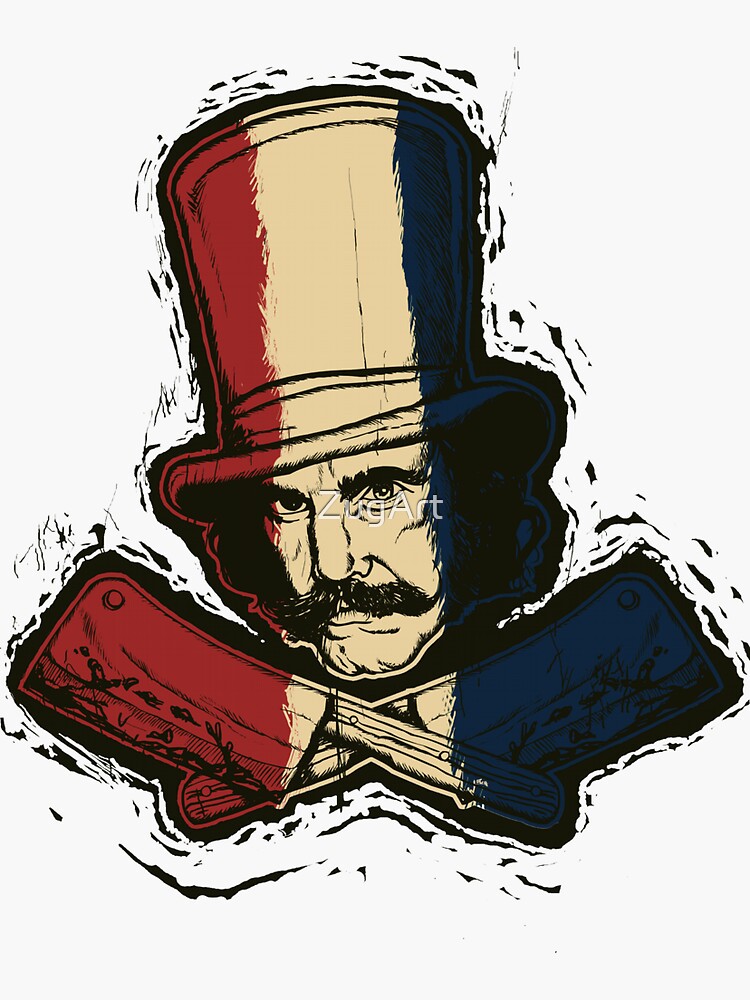 &quot;The Butcher Color Version&quot; Sticker by ZugArt Redbubble