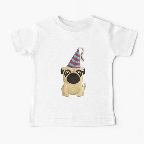 Item preview, Birthday Pug 1 designed and sold by Angele Gougeon.