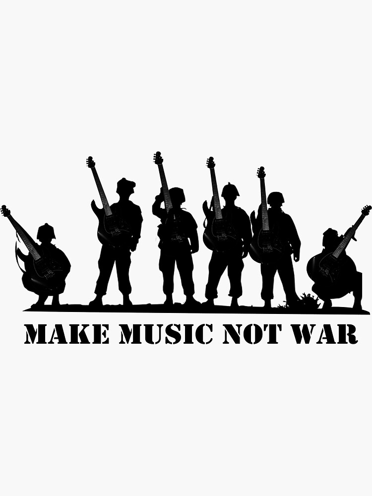 Make Music Not War 2 by greatworkdesign