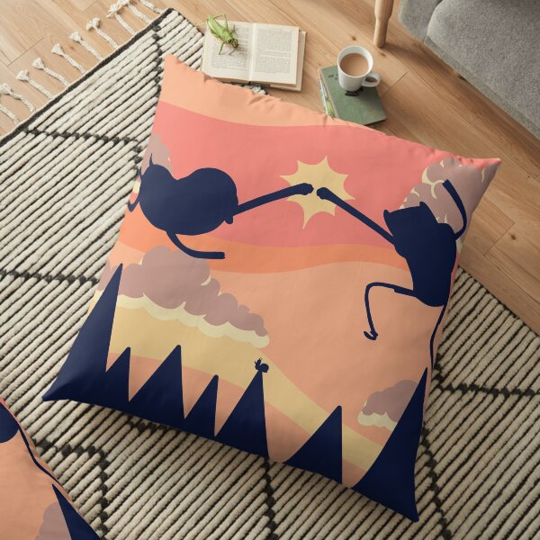 Epic Fist Bump! (Adventure Time) Floor Pillow