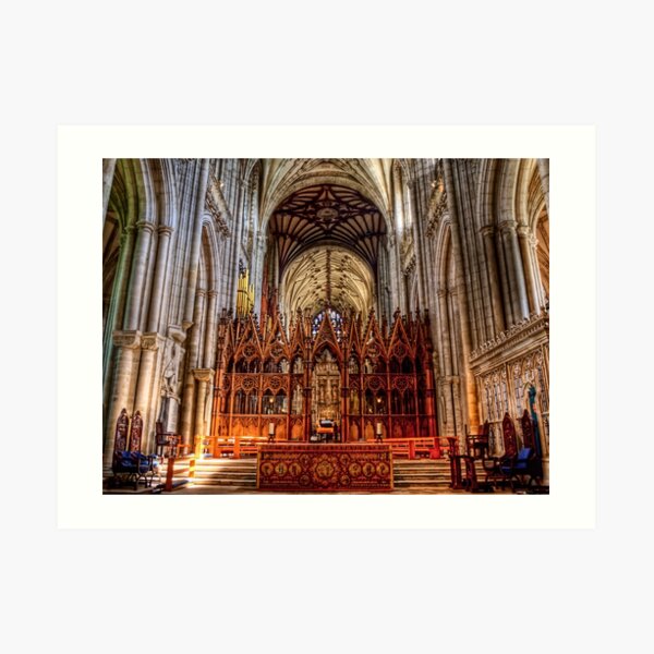 Winchester Cathedral - The Altar Art Print