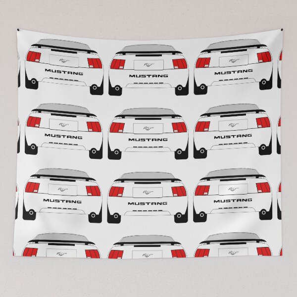 Item preview, Mustang Rear (White) designed and sold by casualcatherine.