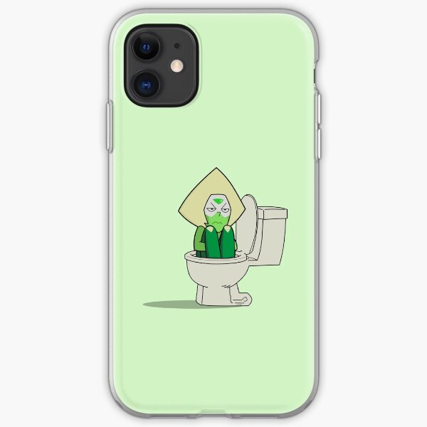 Steven Universe - Peridot In the Toilet iPhone Soft Case