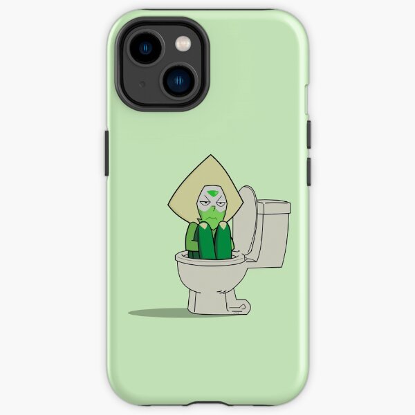 Steven Universe - Peridot In the Toilet iPhone Tough Case