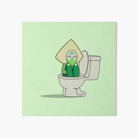 Item preview, Steven Universe - Peridot In the Toilet designed and sold by jomzojeda.
