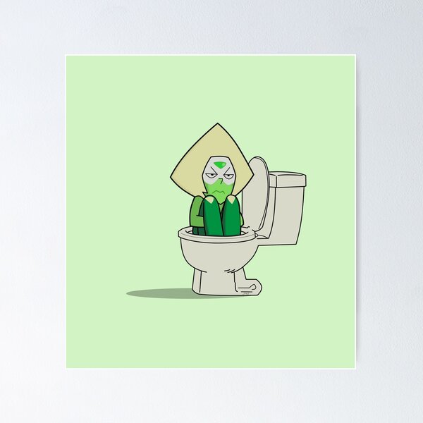 Artikel-Vorschau von Steven Universe - Peridot in der Toilette, designt und verkauft von jomzojeda.