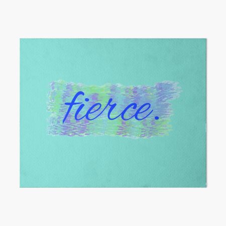 fierce Art Board Print