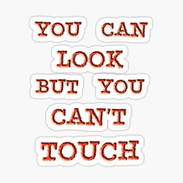 You Can Look Sticker For Sale By Vampvamp Redbubble 9361