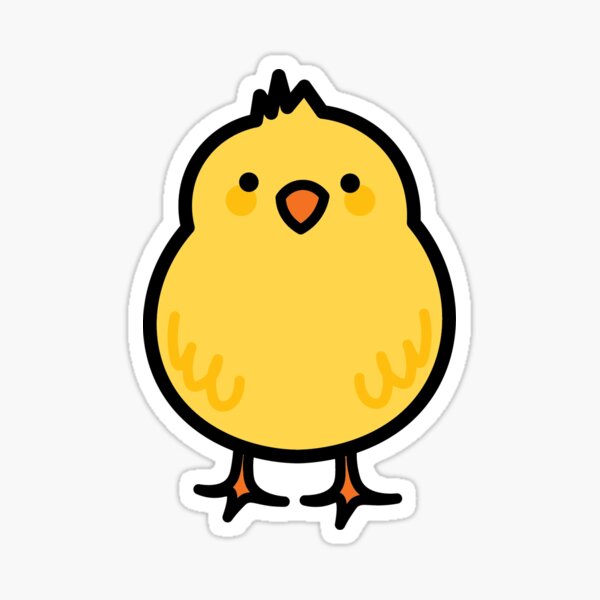 Easter Chick Stickers Redbubble