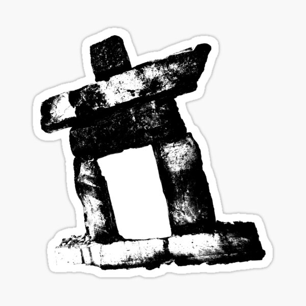 Canada rock man -BLACK- Sticker