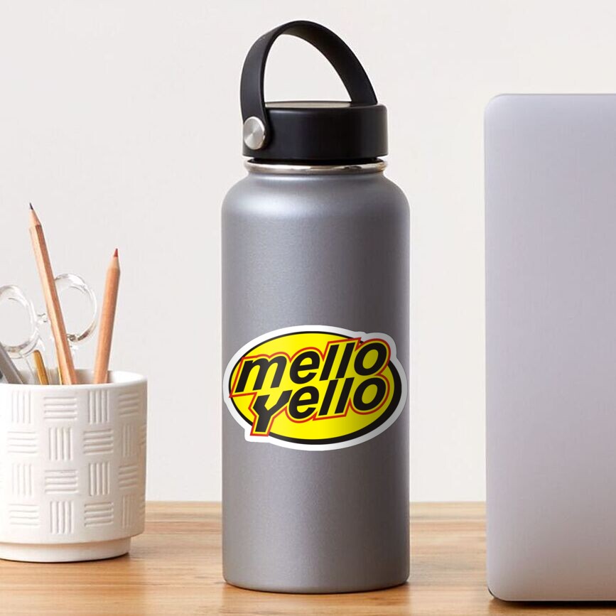 Mello Yello, the T-Shirt Sticker