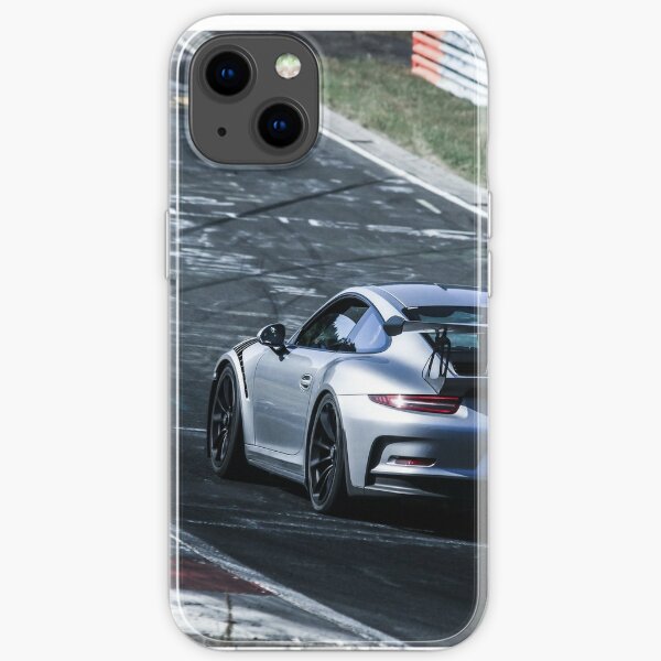 Porsche GT3.RS (991) sur le Nürburgring Nordschleife Coque souple iPhone