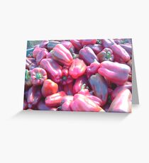 Capsicum Greeting Card