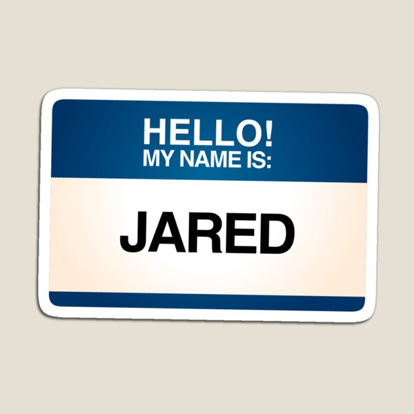 Item preview, NAMETAG TEES - JARED designed and sold by Buy Christian T Shirts Mens Womens Apparel Shirts Parody.