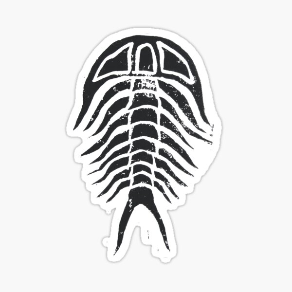 Trilobite without Border Sticker