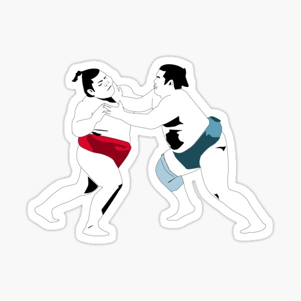 Sumo Sticker For Sale By 2piu2design Redbubble